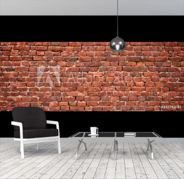 Picture of brick wall background grunge texture brickwork old house
